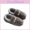Men Women Indoor Cotton Slippers With Letter Embroidery Design