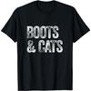Boots And Cats Lustiges House Music EDM T-Shirt