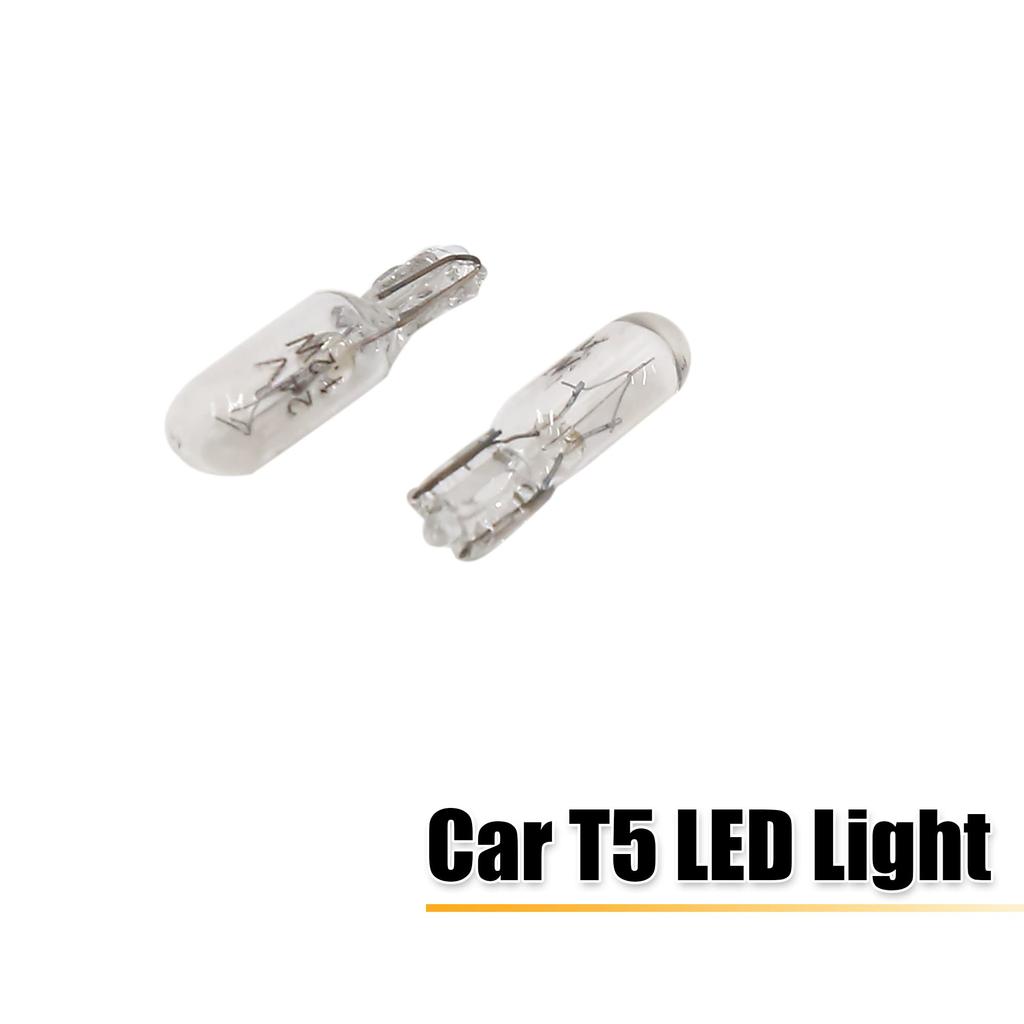 uxcell T5 Light Bulb Clear Light 24V 1.2W Instrument Light Indicator Light Pack of 20