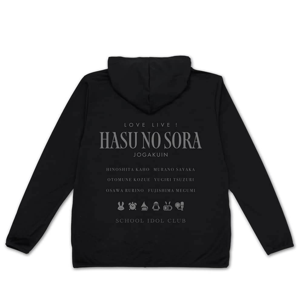 

2D Cospa Hasunosora Academy School Idol Club Hasunosora Academy Thin Dry Parka BLACK M Size [Официальный] для девочек для девочек чёрный