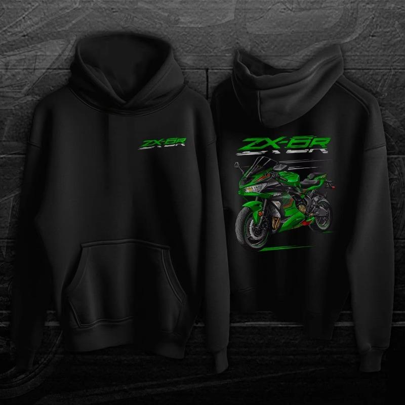 Sportbekleidung mit Kapuze aus dem Jahr 2025 für den Alltag und die Freizeit, modischer und cooler Kawasaki-Logo-Rennanzug für die Straße