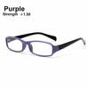 Square Lightweight Ultra Light Resin Reading Glasses Vision Care Presbyopia Eyewear Eyeglasses