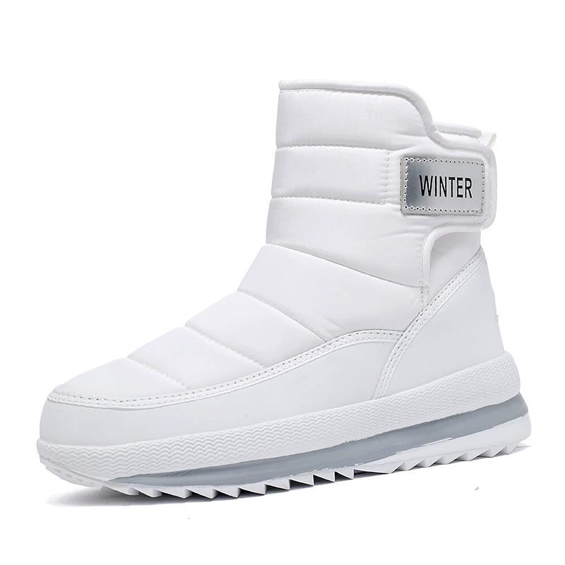 

Snow Boots Men s Winter Warmth Plus Velvet Thickened High-top Outdoor Cotton Shoes Waterproof Non-slip Large Size Cotton Boots 36