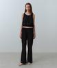 Nau W Seersucker Flare Pants Black