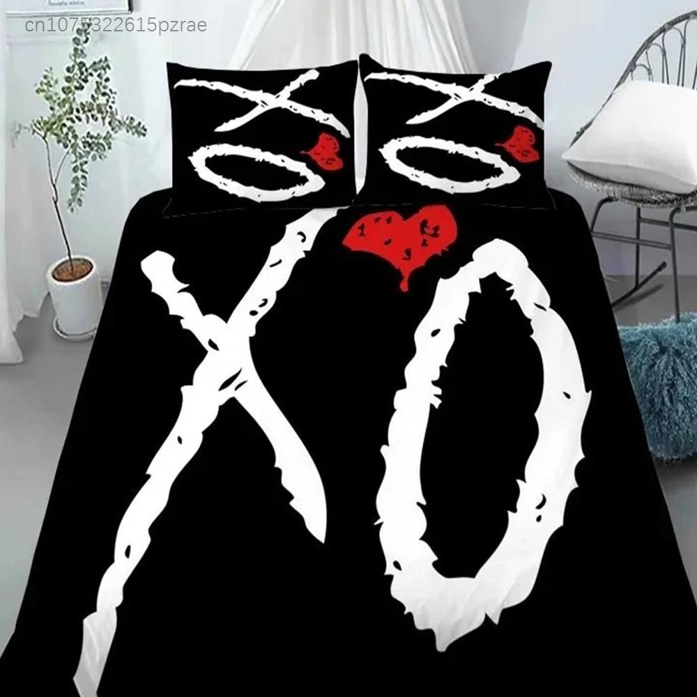 XO The Weeknd Set Biancheria da Letto Set Esclusivo per il Letto Copripiumino Set Copripiumino Set Biancheria da Letto Lusso Regalo di Compleanno