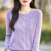 Cardigan Lâche en Maille Style Coréen pour Femme Printemps/Été 2026 - Col Rond, Manches Longues, Veste Pull en Maille Fine