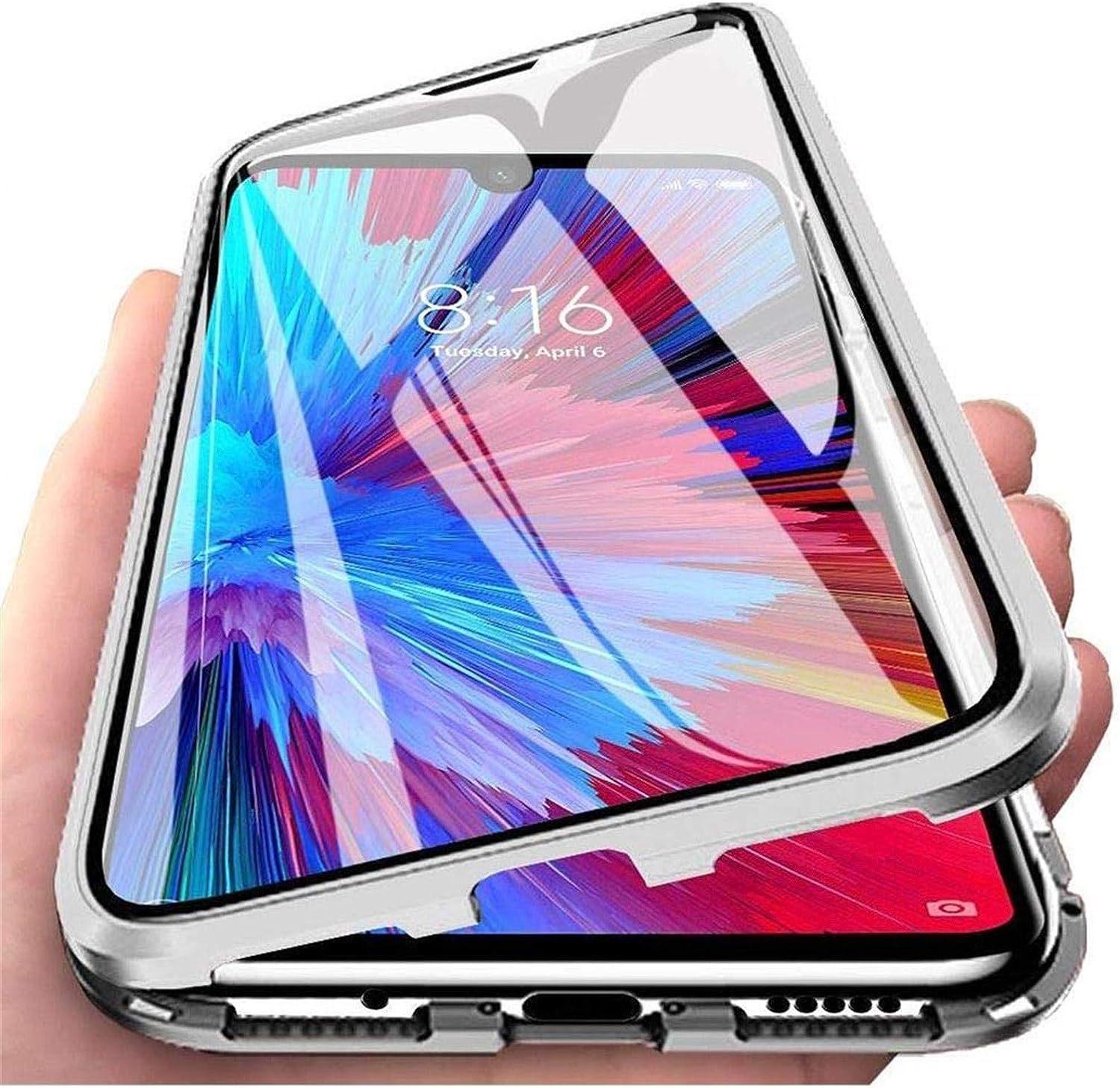 

Підходить для Samsung A56 Двосторонній скляний чохол для мобільного телефону A55 Магніто A36 Металевий магнітний чохол-книжка повного захисту Samsung A26