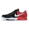 Nike Zoom Train Action Treino Esportivo Tecido Confortável Absorção de Choque Antiderrapante Cano Baixo Sapatos de Corrida de Maratona Tênis Masculino Preto Vermelho 852438-002