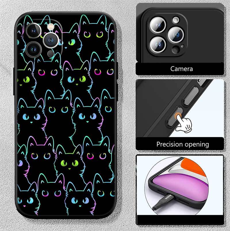Cat Kitten Meow Case for Samsung Note 20 10 S25 Plus Ultra Lite FE M20 M21 M30 M31 M51 A11 A26 A51 A52 A53 A56 A70 A71 A72 A73