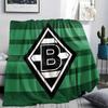 Borussia Monchengladbach Printed Flannel Blanket, soft throw for bedroom sofa, washable, Christmas present, great gift.