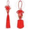 2pcs Chinese Knot Tassel Pendant Hanging Fortune Red Tassels Pendants For DIY Spring Festival New Year Gifts Home Decoration