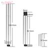 1PC Mini 3ml Gold/Silver/Matte Black Twist Pens Empty Lip GlossPen Silicone Brush Tip Cosmetic Acne Oil Container Concealer Tube