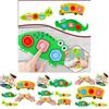 Stress-relieving Bubble Popper Toy Crocodile, Caterpillar, And Bus