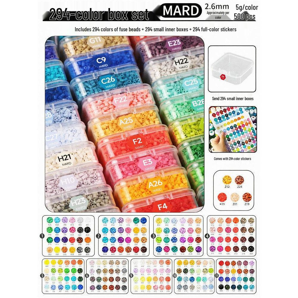 Haus 294 Color Fusion Perler Perlen Nachfüllset - 221 Spezialfarben DIY-Materialien