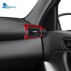 Real Soft Carbon Fiber for Mercedes Benz C Class W203 2005 2006 2007 Car Air Outlet Panel Trim Sticker Interior Accessories