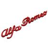 14.7x3cm For Alfa Romeo Car Trunk Lettering Emblem Zinc Alloy Alfa Romeo Logo Car Body Sticker Badge 4 Colors (Universal Fit) ze6