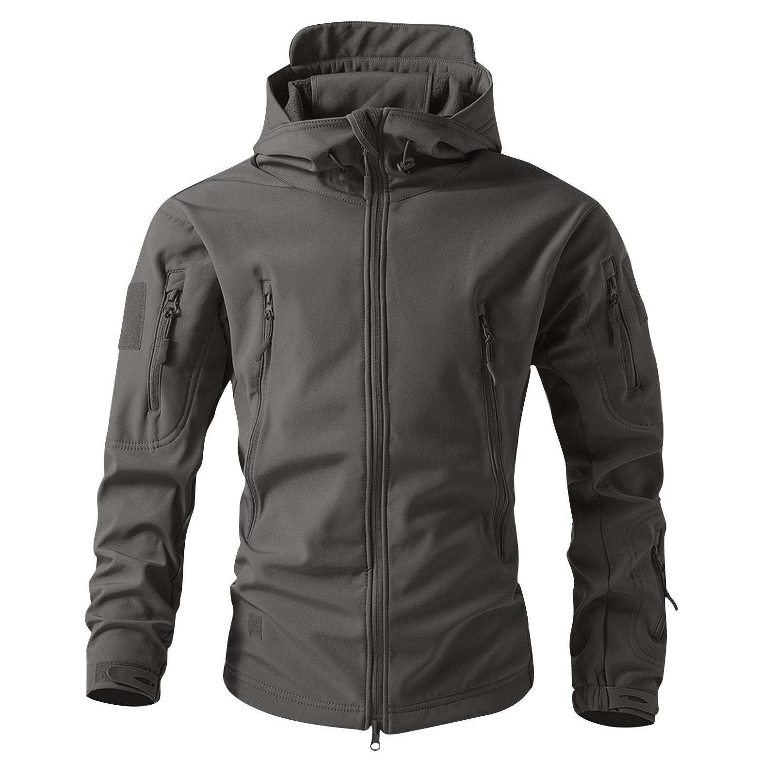 

Мужские зимние камуфляжные куртки Мужские модные трендовые куртки Дышащие ветрозащитные куртки Куртки для активного отдыха XXXL