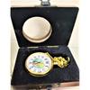 Deals of Antique Handmade Gift Items for Lover, Friends and Relatives Antique Golden Pocket Watch with Wooden Box