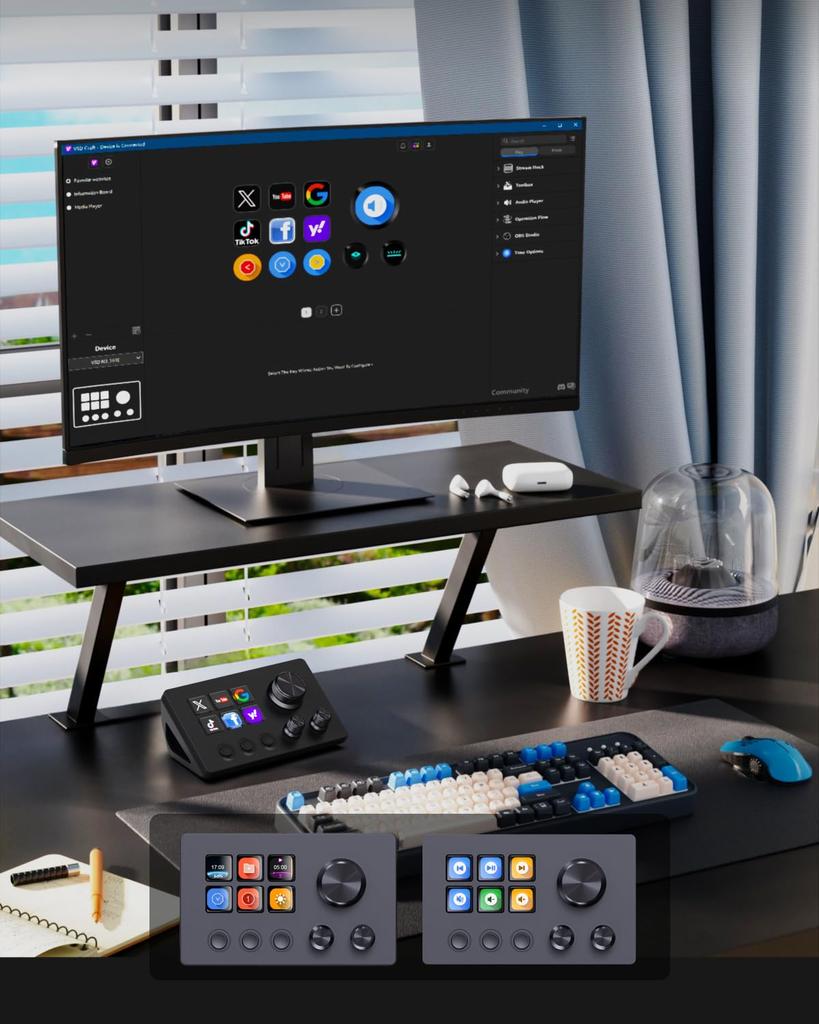 VSDINSIDE Stream Dock Stream Controller N3 Black