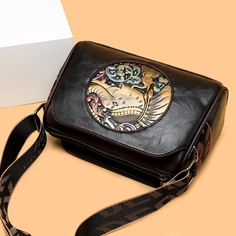 Women's Bag Retro High-end Messenger Bag Trendy Versatile Commuter Women's Simple Messenger Bag