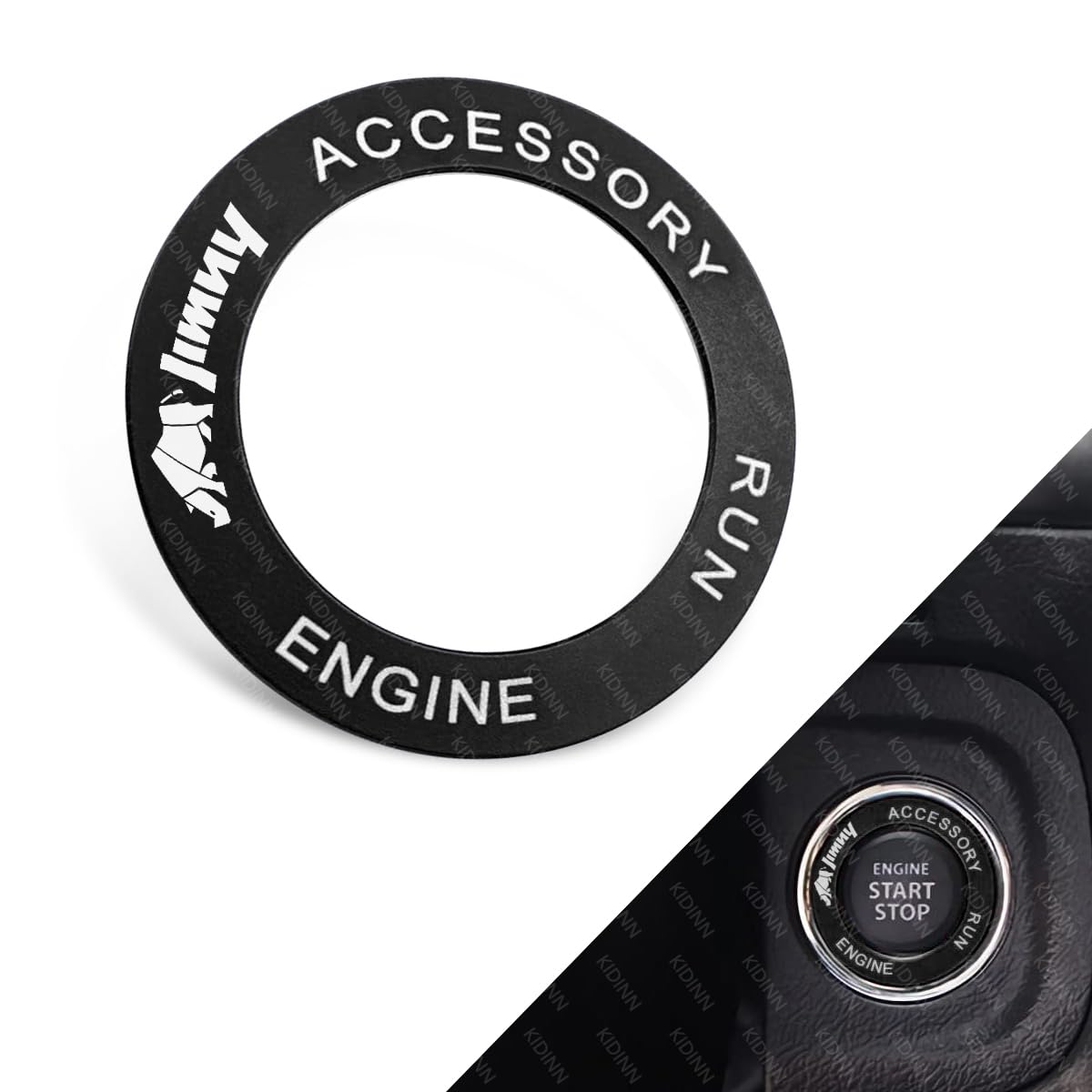 

Jimny Engine Start Jimny JB64 JB74 Engine Start Ring Aluminum jimny чёрный