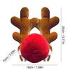 Bil Renhorn Horn & Näsa Bomull Juldekorationer Horn Dekor Festlig Söt Prydnad För Fest Fordon Bil