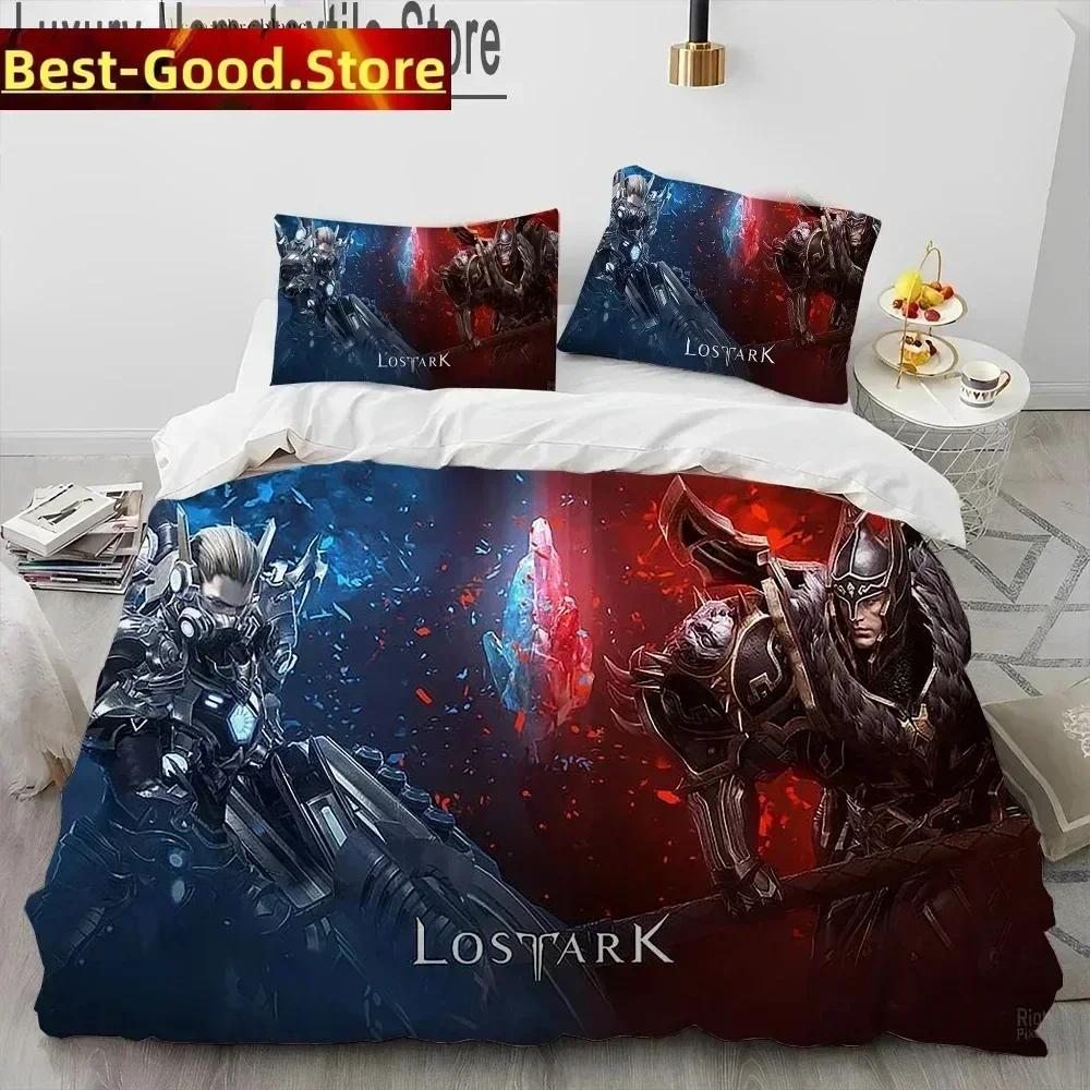 3D Print Lost Ark Game Bedding Set Printed Bed Set With Pillowcase Bed Duvet Cover Soft Queen King Size Bedclothes Home