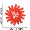 Thank You For Your Inspiration, Embroidery Cloth Sticker, Clothes Decoration, Positive Energy Towel Embroidery, Sun Pattern Patch Sticker, Ironing.