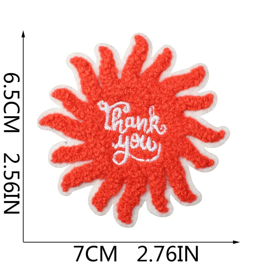 Thank You For Your Inspiration, Embroidery Cloth Sticker, Clothes Decoration, Positive Energy Towel Embroidery, Sun Pattern Patch Sticker, Ironing.