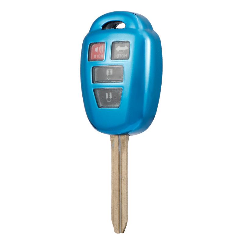 Soft Rubber Key Case for Toyota Prado, FJ Cruiser, Vios, Previa