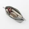 MUJI Wrinkle Nylon Gusseted 21 X X 6 84475689 Pouch, Gray, Medium, Approx. 13.5 Cm,