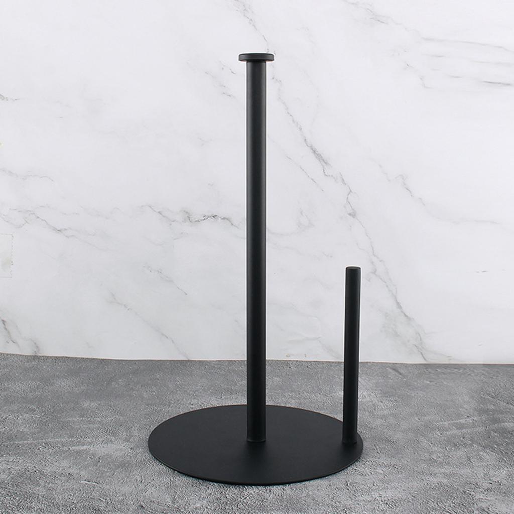 Yousheng Countertop Paper Towel Holder Tissue Rack with Anti-Slip Weighted Base Sturdy Kitchen Construction Roll Holder Paper Rack