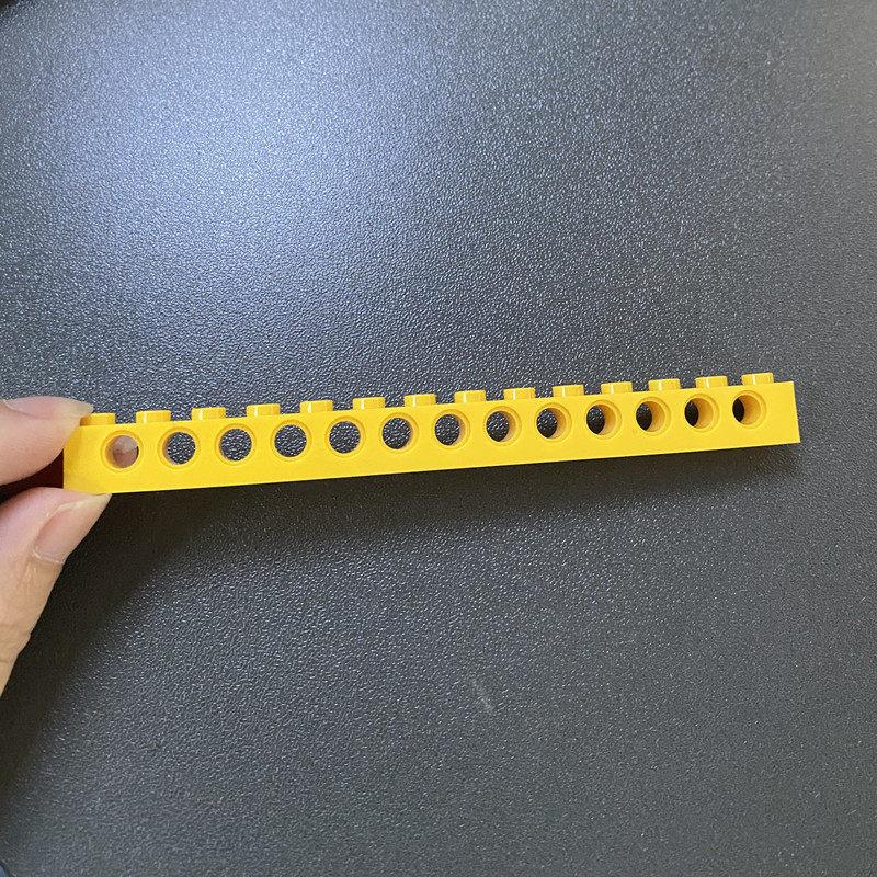 Compatible Building Block 32018 Perforated Tall Brick, Technology Building Block Spare Parts 1X14 With 13 Hole Brick Bump Brick