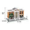 Gobricks MOC Modular Back to the Futured Courthouse Building Blocks Clock Tower Model Skyline Architecture Machine Car Toy Gifts