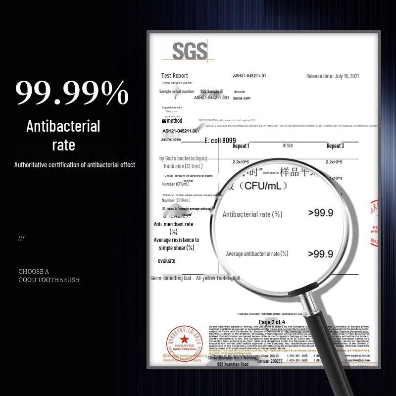 Hefengyu Small Head Hard Bristle Toothbrushes 4-Pack