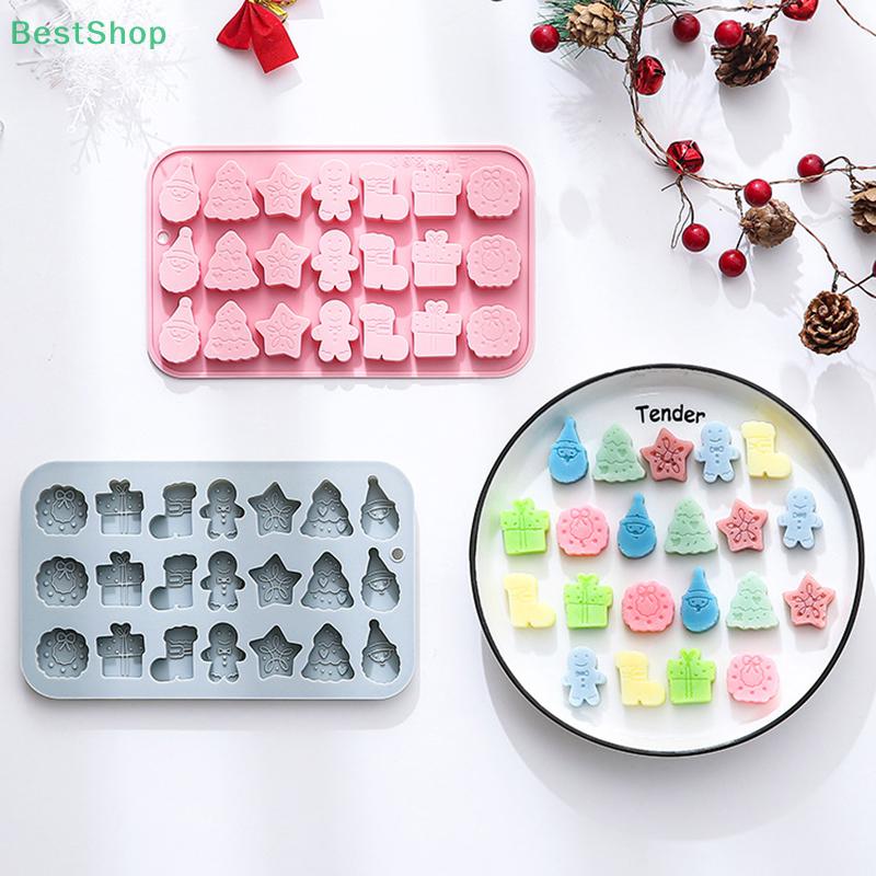 Christmas Theme Silicone Mold(gingerbread Man Christmas Tree Wreath) Chocolate Candy Mold Baking Mold