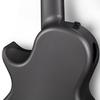 Enya Nova Go Acoustic Guitar, Carbon Fiber Mini Beginner Kit, Includes Guitar Case and Straps (Black)