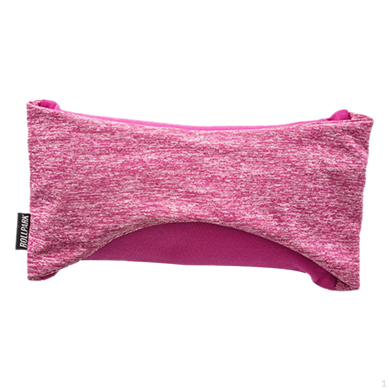 

Подушка для путешествий Маска для глаз для мужчин и женщин Мягкая шея на открытом воздухе Путешествие на машине розовый