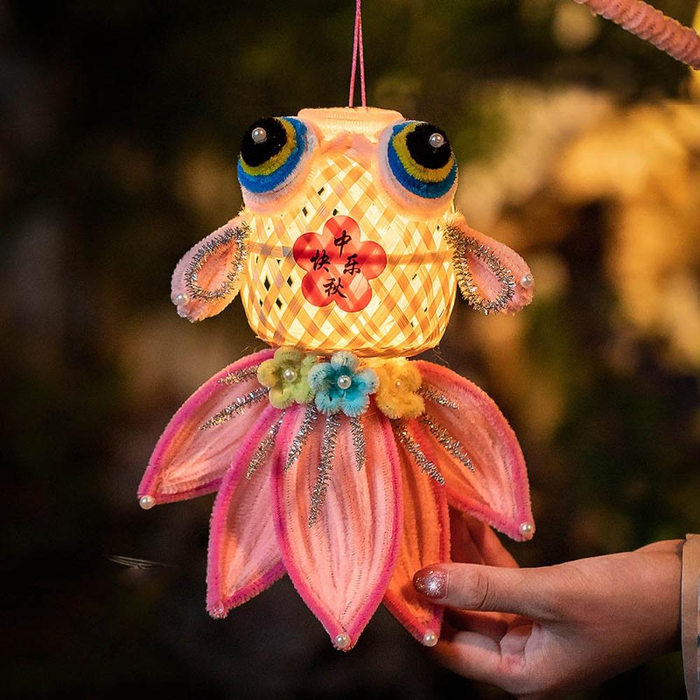 Hand Made Carp Lantern Luminous Mid Autumn  Festival  Lantern  Mid-Autumn Festival