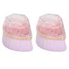 2 Pcs  Makeup Brush Purple Flat Top Rhombus Makeup Brush with Storage Box
