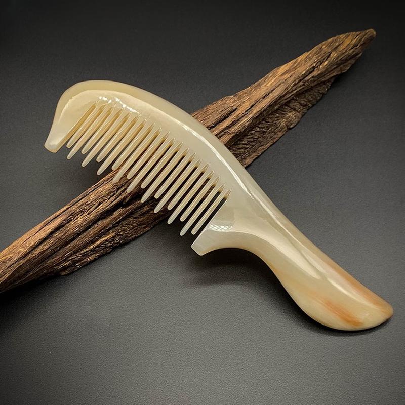 Handmade Yak Horn Hair Massage Comb