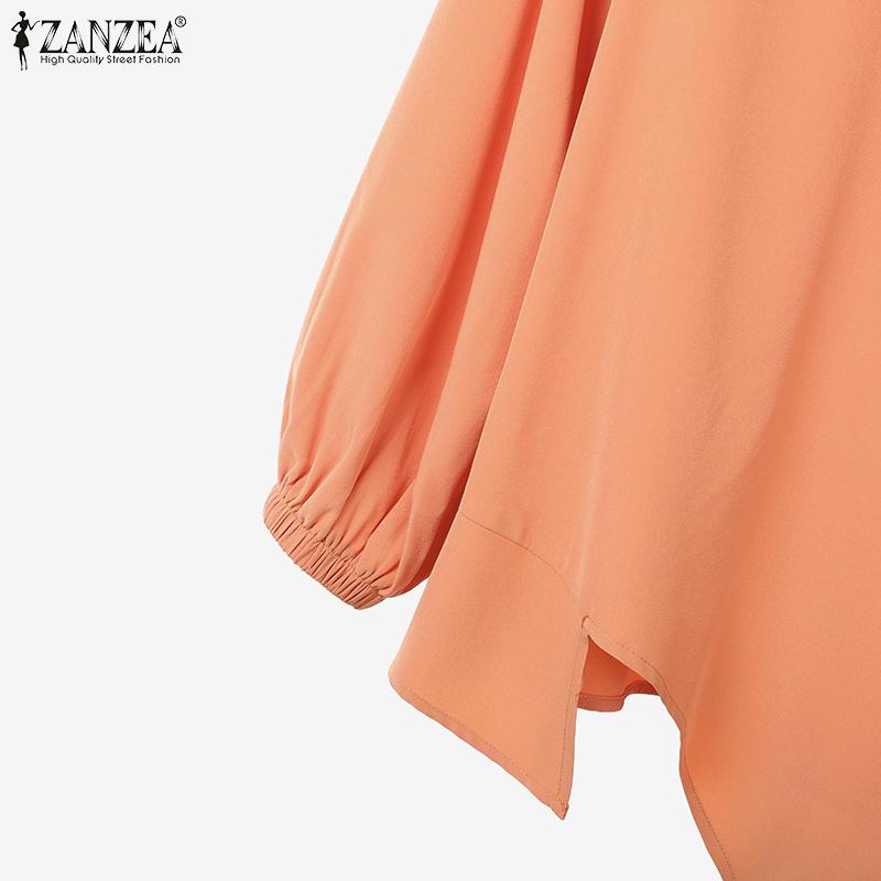 ZANZEA Women Long Sleeve Blouse and Long Skirts Casual Two Piece Suit Sets