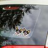 Two Tricolor Corgi Car Stickers Waterproof Vinyl Decals Auto Body Window Bumper Decor Motorcycle Helmet Stickers TM227