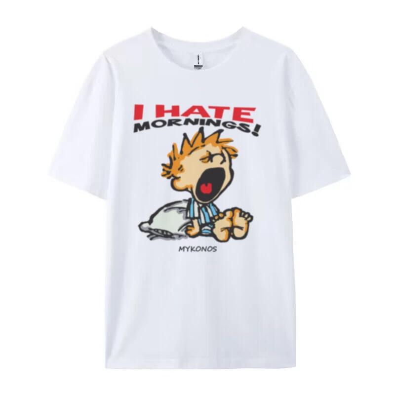 90s Retro Cartoon Graphic Tees Hippie Funny T Shirt Summer Fashion Oversized Streetwear Tops Women Y2k Grunge Aesthetic Clothes