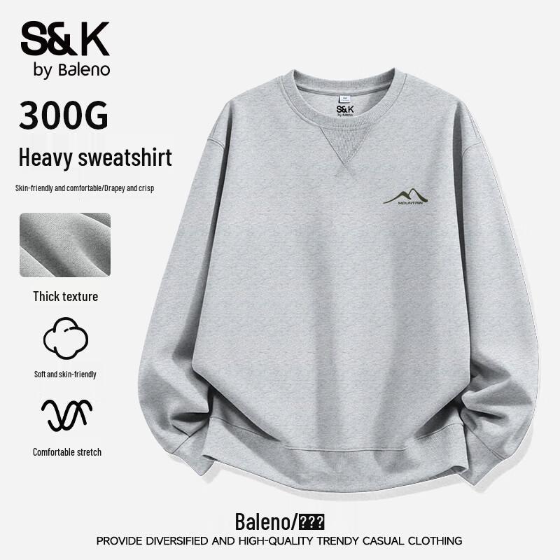 Baleno S&K Men's JPB Mountain Line Crewneck Sweatshirt