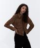 Erer Suede Pocket Rider Jacket Camel