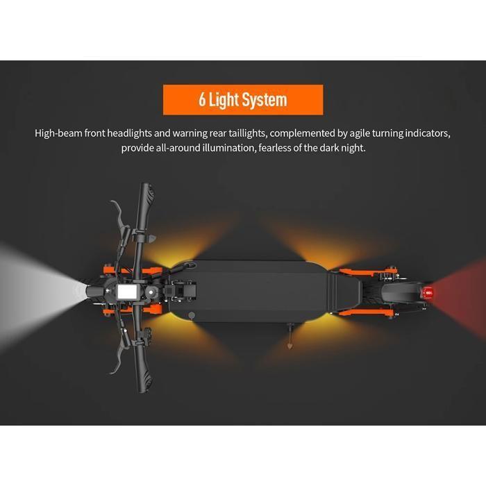 JOYOR S5-Z - Trottinette électrique Pliable - Moteur 600W - Batterie 48V 13Ah - Autonomie 45km - 10'' Pneus - Max 45KM/H - Noir