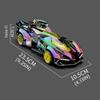 Non-Toxic 2.4G Rc Racing Dazzing Lights Spray Drift Car Model Kids Toys 4-Wheel Drive Remote Control High Speed Vehicle Children Birthday Gift