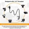 Schwanenhals Webcam Halterung Flexibler Webcam Halter Kamera Ständer für Brio 4K C925e C922x Schreibtisch