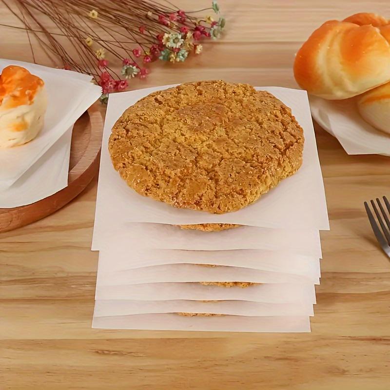 Home Kitchen Cooking Oil Proof Paper Square Oven Oil Paper Non Stick Hamburger Patties Barbecue Meat Separation Paper